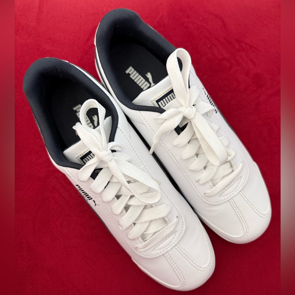 NWOT Puma Roma Basic 'White' 353572-12 men’s sneakers, size 8 - Picture 5 of 11